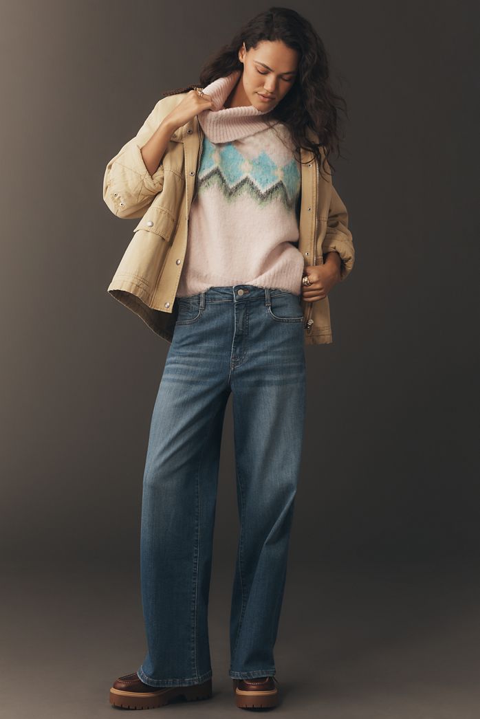 By Anthropologie Sadie High-Rise Wide-Leg Jeans