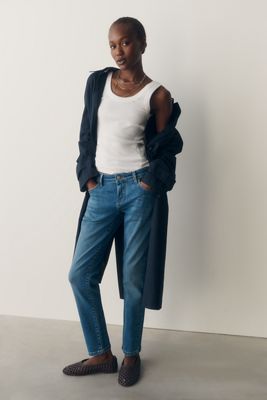 Pilcro Low-Rise Skinny Jeans