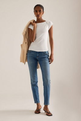 Pilcro Low-Rise Skinny Jeans