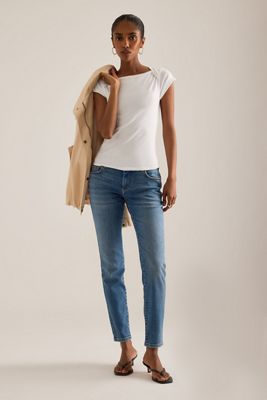 Pilcro Low-Rise Skinny Jeans