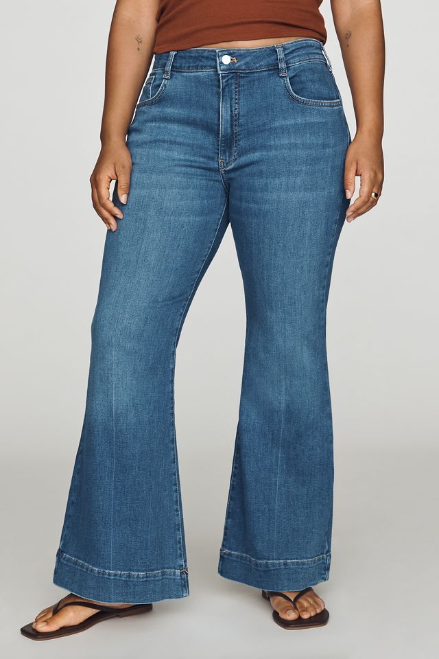 Jeans Acampanados Retro de Tiro Alto Pilcro #7