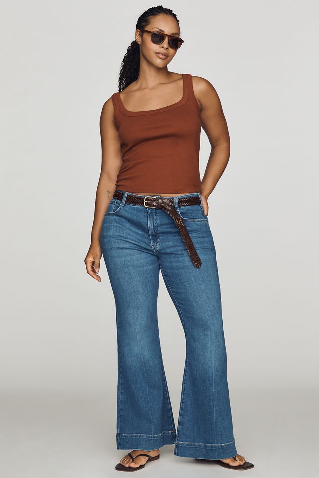 Jeans Acampanados Retro de Tiro Alto Pilcro #6