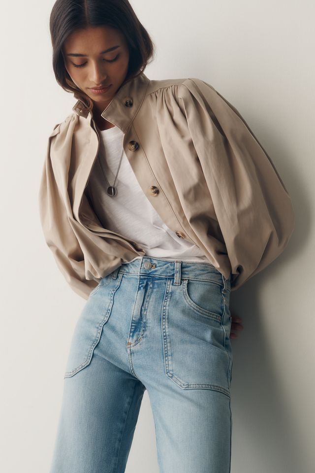 Pilcro Rylan Relaxed High-Rise Flare Jeans #1