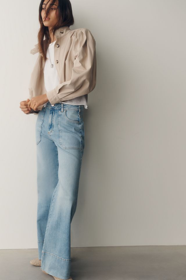 Pilcro Rylan Relaxed High-Rise Flare Jeans #2