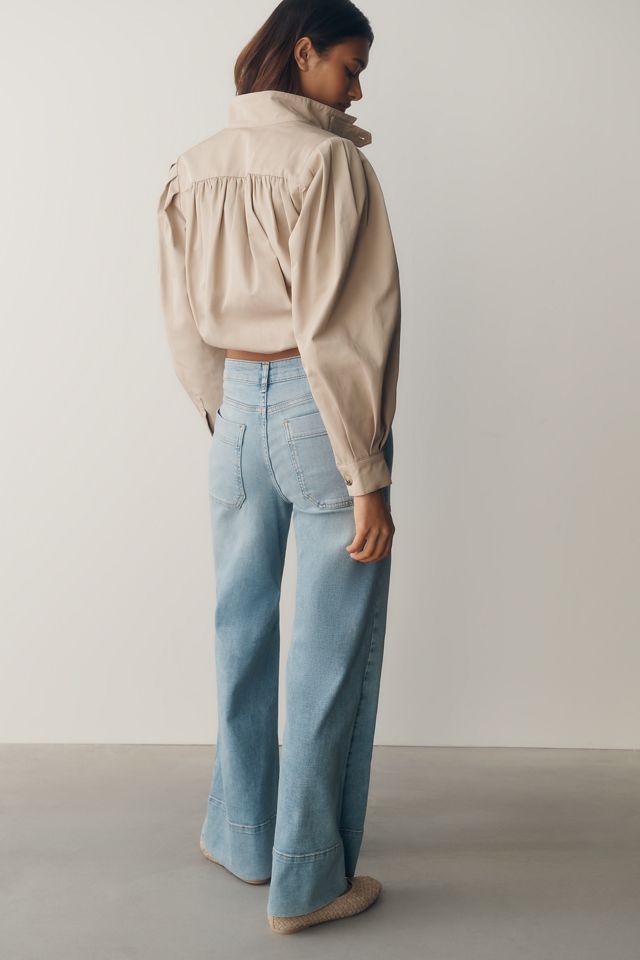 Pilcro Rylan Relaxed High-Rise Flare Jeans #3