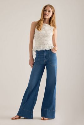 The Rylan High-Rise Flare Jeans by Pilcro