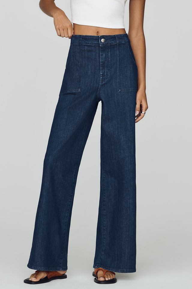 Pilcro Sadie High Rise Wide Leg Jeans | Anthropologie