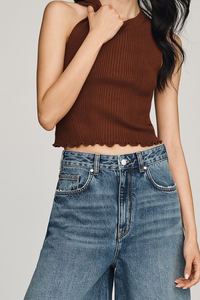 Pilcro High-Rise Baggy Culotte Jeans #2