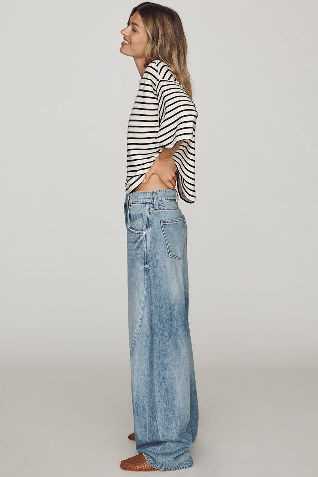 Pilcro High-Rise Twisted Barrel-Leg Jeans #2