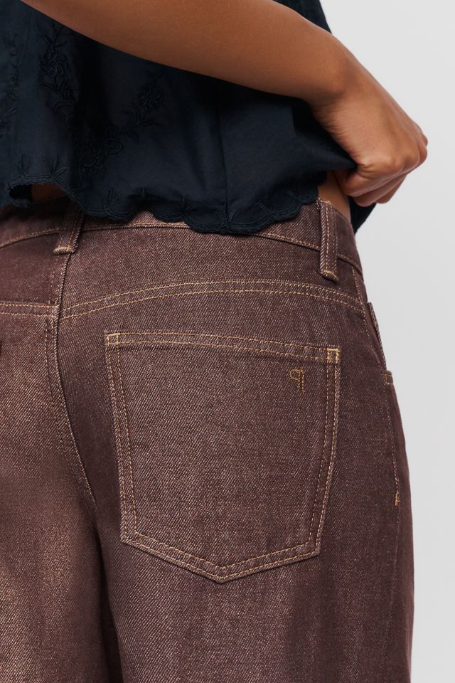 Pilcro Hazel High Rise Wide Leg Cropped Jeans #6