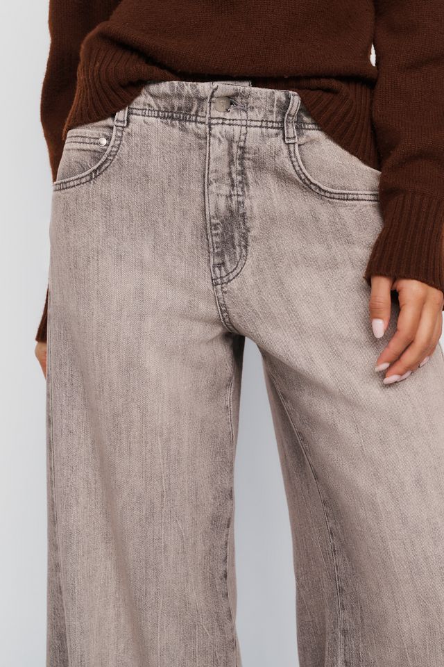 Pilcro Adi Mid Rise Relaxed Wide Leg Jeans #1