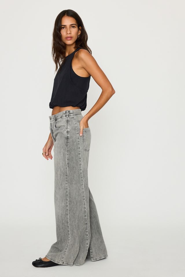 The Adi Mid-Rise Relaxed Wide-Leg Jeans by Pilcro #3
