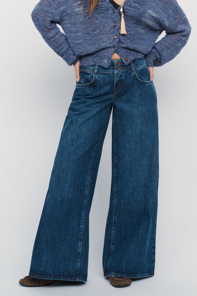Jeans Pilcro Raver de Tiro Bajo y Pierna Ancha #2