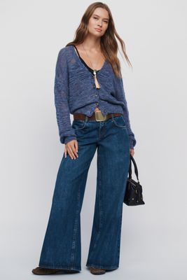 Jeans Pilcro Raver de Tiro Bajo y Pierna Ancha
