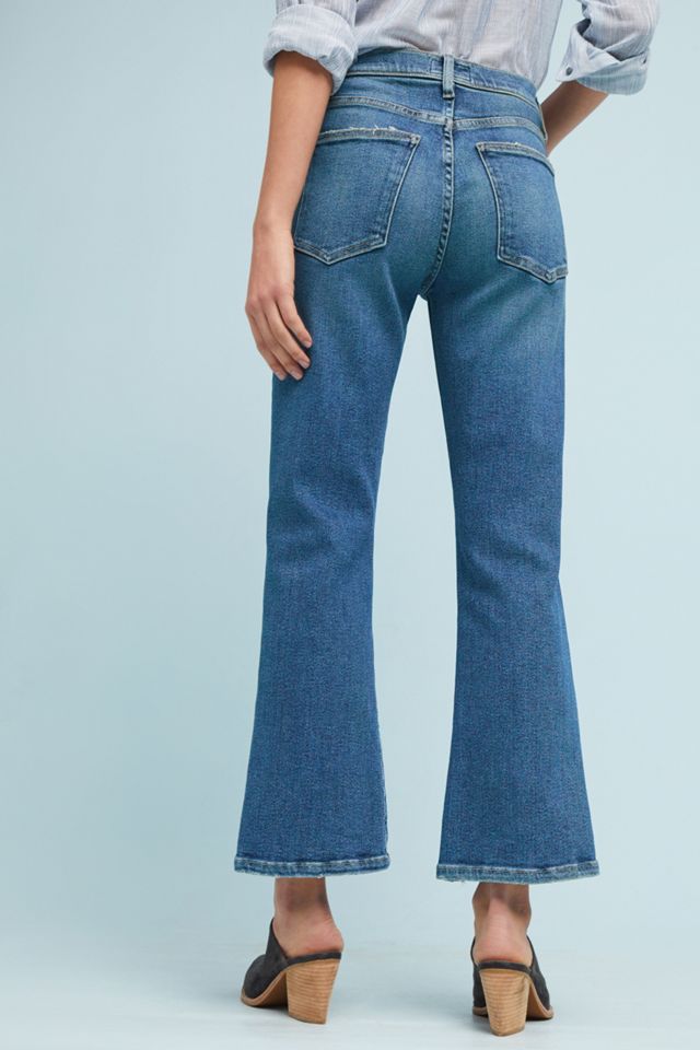 Current/Elliott The Kick High-Rise Cropped Flare Jeans #3