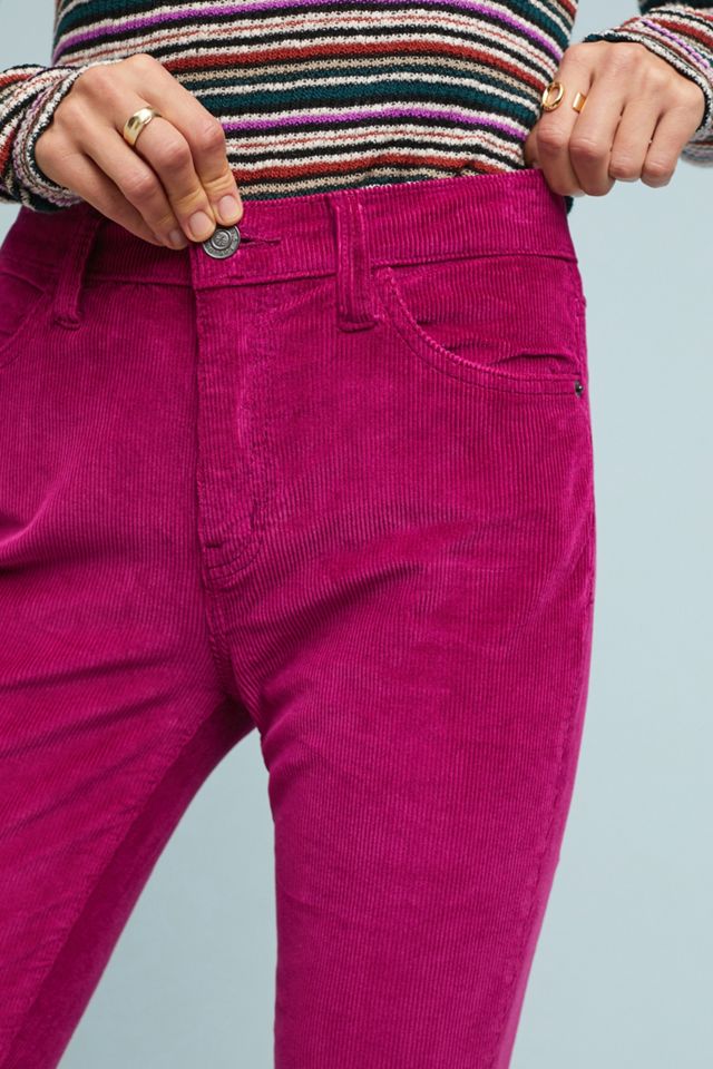 Current/Elliott The Stiletto High-Rise Corduroy Skinny Ankle Jeans #1