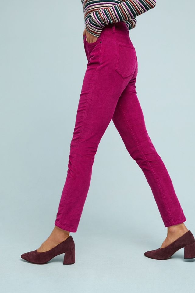 Current/Elliott The Stiletto High-Rise Corduroy Skinny Ankle Jeans #3