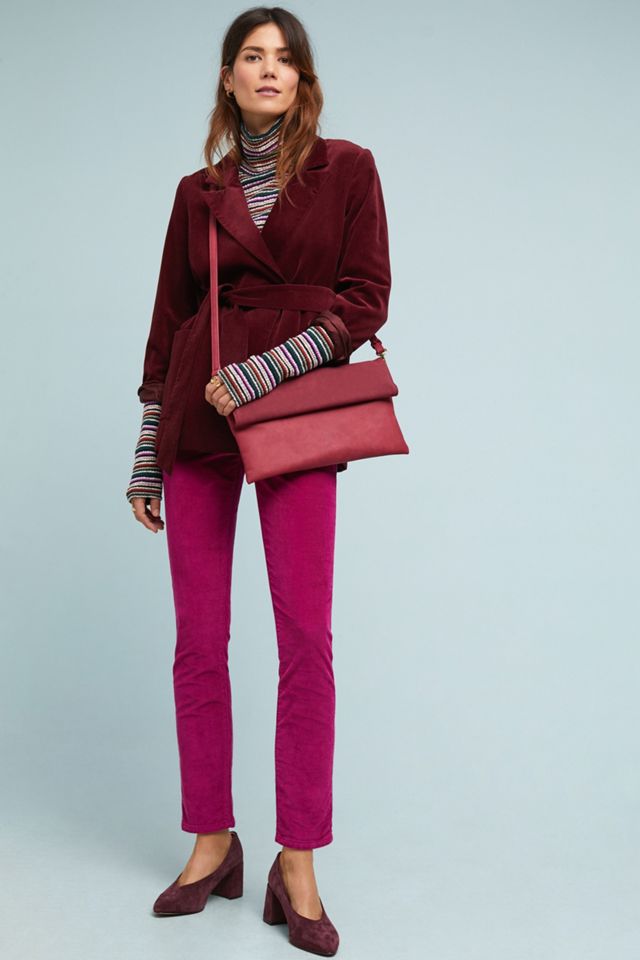 Current/Elliott The Stiletto High-Rise Corduroy Skinny Ankle Jeans #4