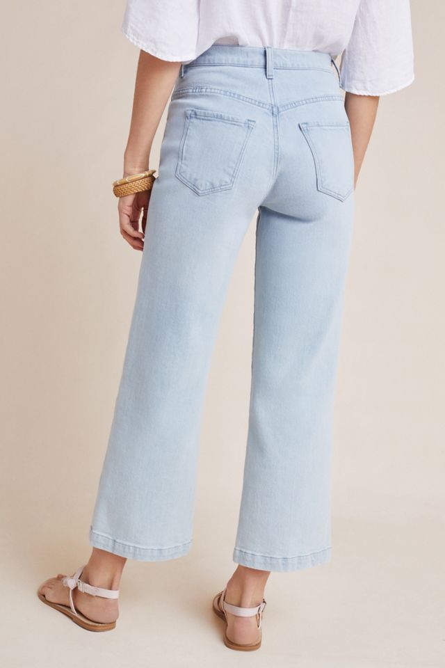 J Brand Joan High-Rise Cropped Wide-Leg Jeans #4