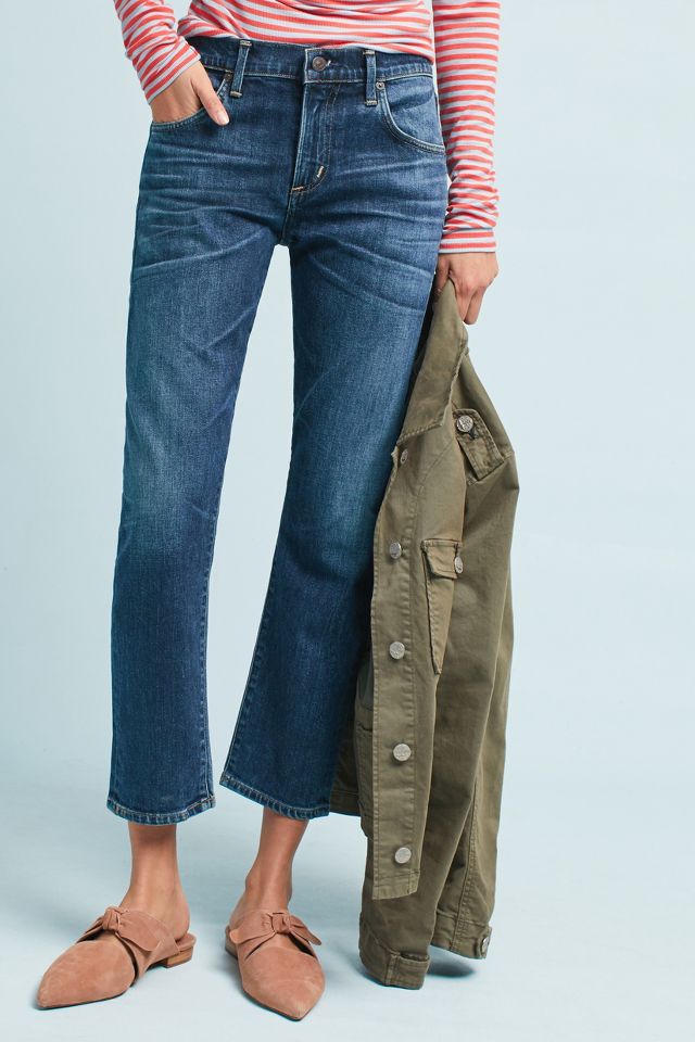 Citizens of Humanity Elsa Mid Rise Slim Cropped Jeans