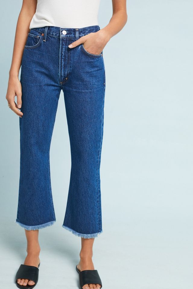 Citizens of Humanity Estella Ultra High-Rise Cropped Flare Jeans #1