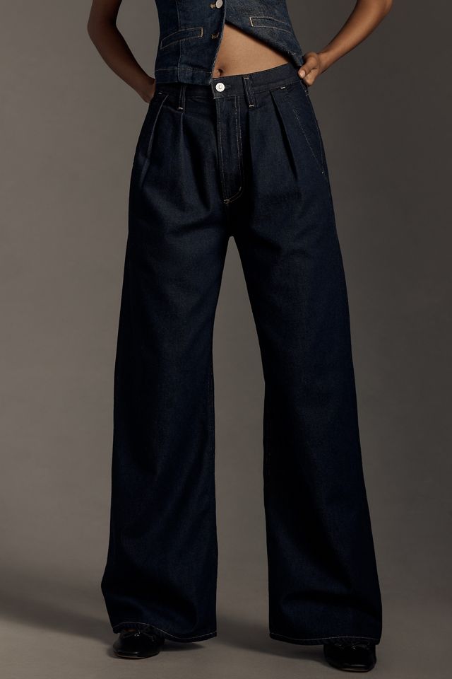 Citizens of Humanity Maritzy Pleated High-Rise Trouser Jeans #1