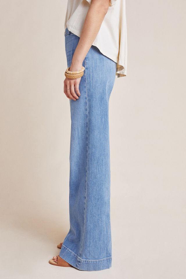 Paige Sutton High Rise Wide Leg Jeans outlets in Kendra Wash