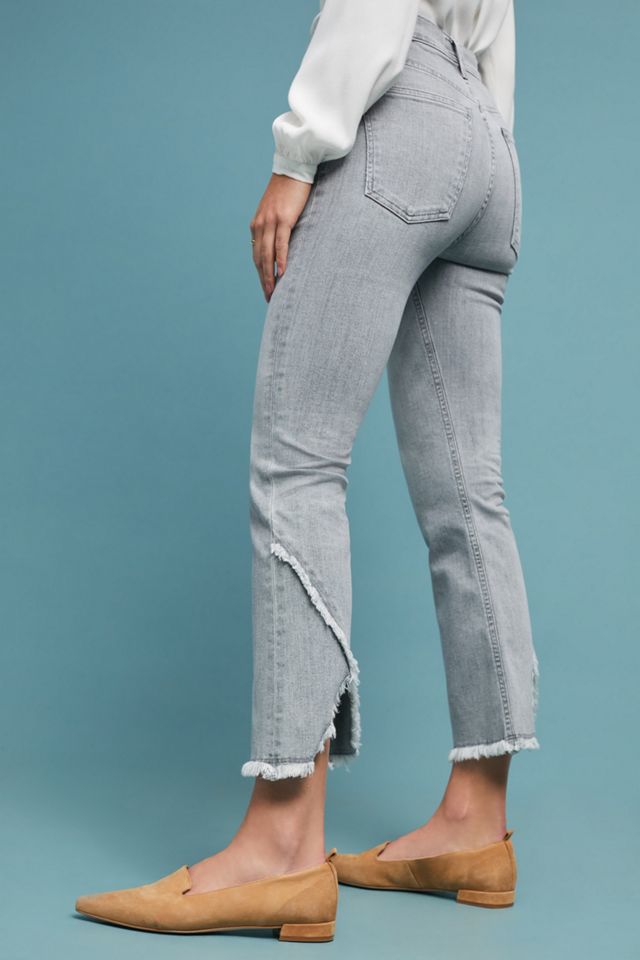 Citizens of Humanity Drew Fray High-Rise Cropped Flare Jeans