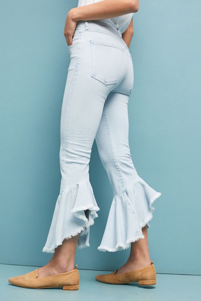 Citizens of Humanity Drew Flounce High-Rise Cropped Flare Jeans #2
