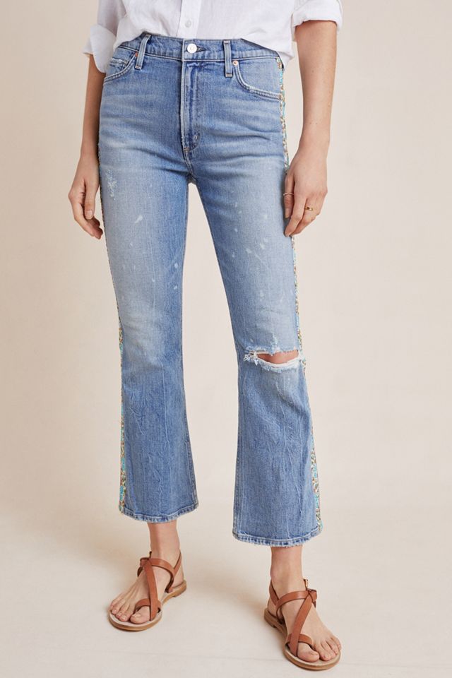 Citizens of Humanity Demy Ultra High-Rise Cropped Flare Jeans #1