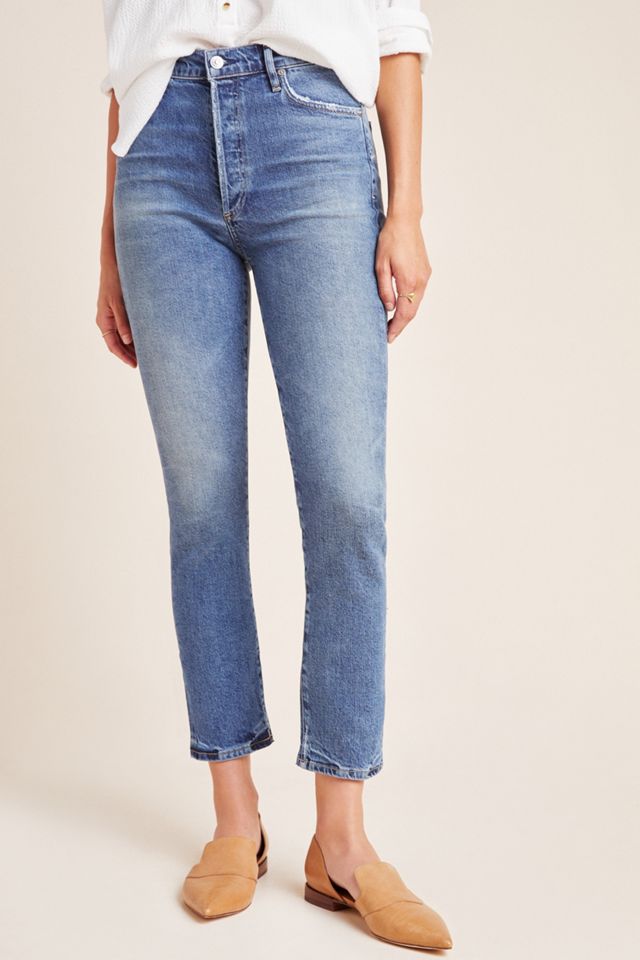 Citizens of Humanity Olivia Ultra High-Rise Slim Ankle Jeans #1