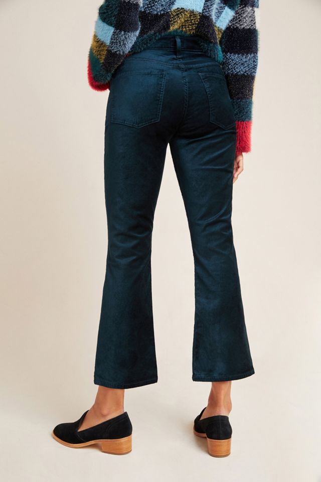 Citizens of Humanity Demy Cropped Flare Velvet Jeans #1