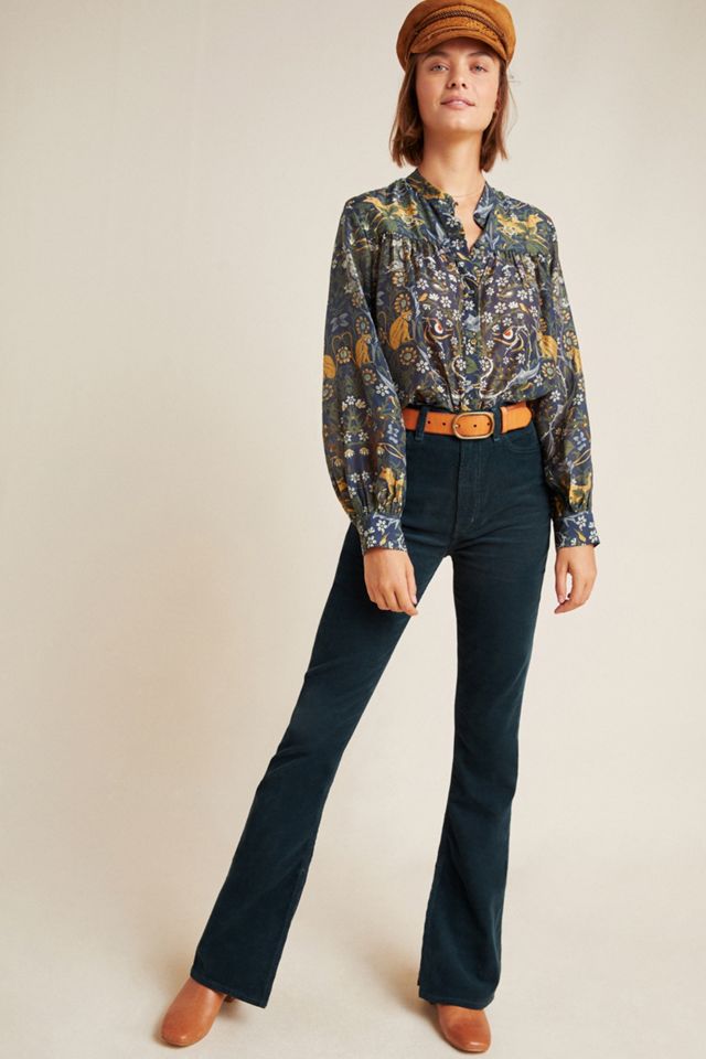Citizens of Humanity Georgia Ultra High-Rise Flared Corduroy Pants #4