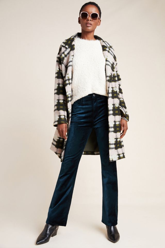 AGOLDE Nico Ultra High-Rise Velvet Bootcut Jeans #1