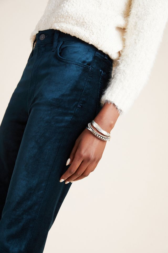 AGOLDE Nico Ultra High-Rise Velvet Bootcut Jeans #3