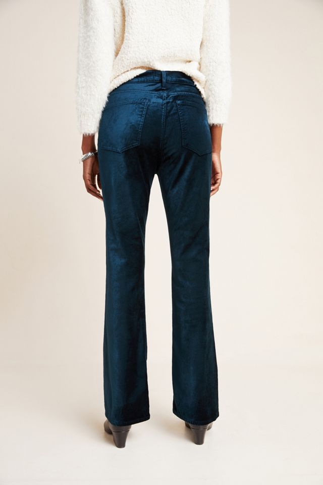 AGOLDE Nico Ultra High-Rise Velvet Bootcut Jeans #4