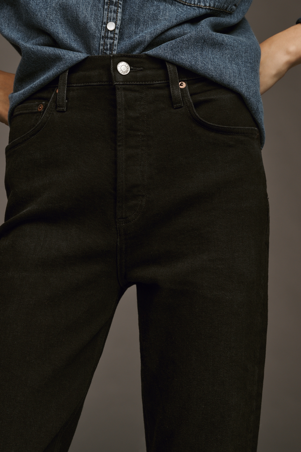 AGOLDE Nico High-Rise Slim Straight Leg Jeans