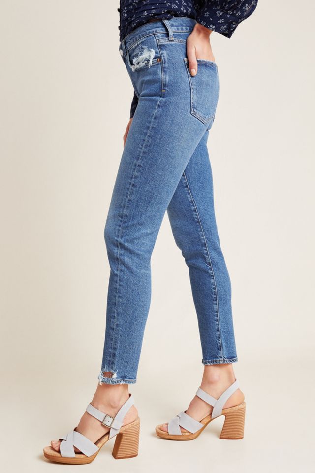 AGOLDE Toni High-Rise Slim Straight Jeans #3