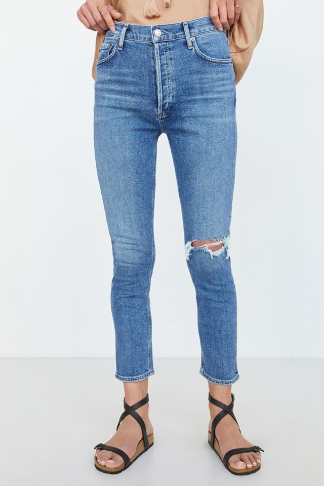 AGOLDE Ultra High-Rise Slim Straight Jeans #4