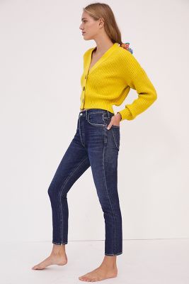 AGOLDE Nico Ultra High Rise Straight Jeans Anthropologie