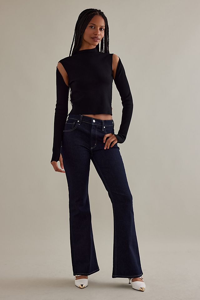 Citizens of Humanity Isola Mid-Rise Flare Jeans | Anthropologie UK