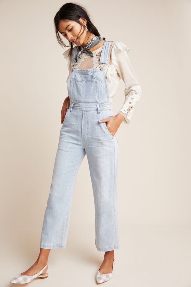 Citizens of Humanity Christie Wide-Leg Denim Overalls | Anthropologie