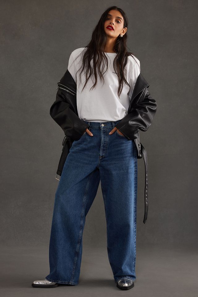 AGOLDE Low Slung Baggy Wide Leg Jeans