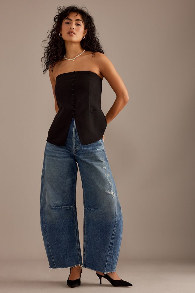 Citizens of Humanity Horseshoe HighRise WideLeg Jeans Anthropologie UK