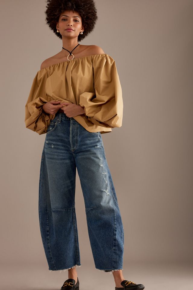 Citizens of Humanity Hufeisen Hohe-Taille Weite-Bein Jeans #2