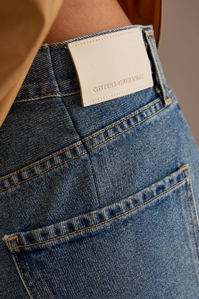 Citizens of Humanity Hufeisen Hohe-Taille Weite-Bein Jeans #4