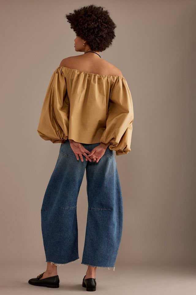 Citizens of Humanity Hufeisen Hohe-Taille Weite-Bein Jeans #5