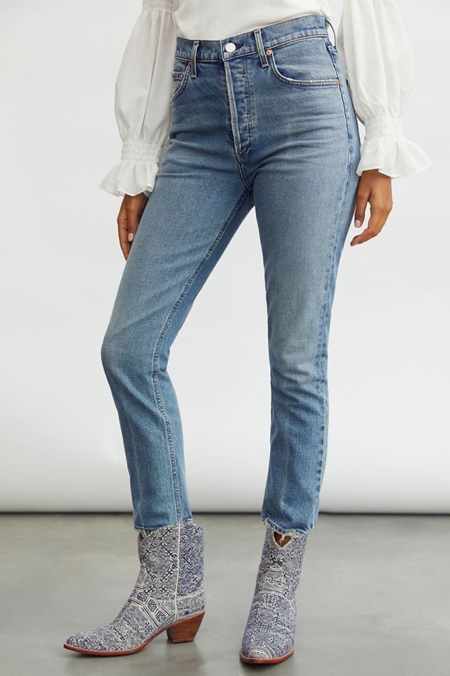 Citizens of Humanity Jolene Ultra High-Rise Straight Jeans #4