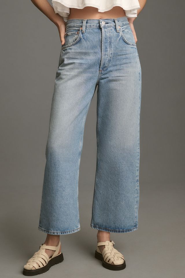 Citizens of Humanity Gaucho Vintage High-Rise Crop Wide-Leg Jeans #1