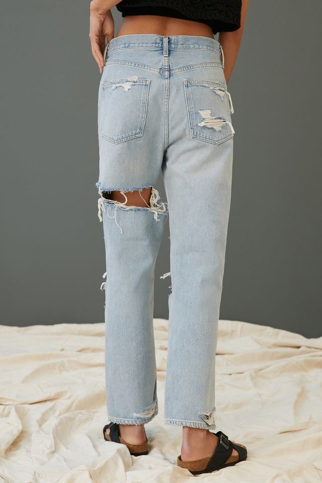 AGOLDE 90s Mid Rise Distressed Jeans